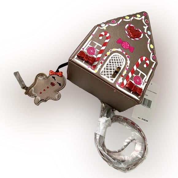 NWT Betsey Johnson Gingerbread House Crossbody - Picture 4 of 10